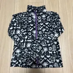 Columbia フリースジャケット 黒/白柄