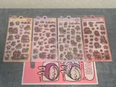 ラブブのコラボボンボンシール4点セット