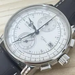本日終了】 ツェッペリン 腕時計 メンズ 7039-7 クロノグラフ シルバー 