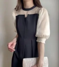 junoah ジュノア シアードッキングコンビネゾン パンツドレスのサムネイル