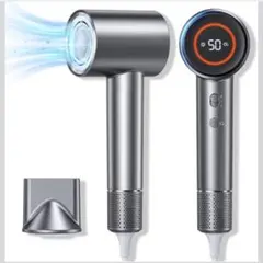 ドライヤー 大風量 速乾 3億個高濃度マイナスイオン 温冷風自動切替モード 美髪