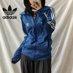 アディダス ファイヤーバード トラックジャケット adidas ジャージ 藍色