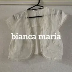 ● bianca maria レース ボレロ カーディガン ホワイトのサムネイル