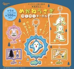 めがねうさぎ✧ゆらゆらキーホルダー ✧めがねはどこだ