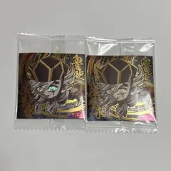 鬼滅の刃 シール ウエハース　鬼滅14-25 ★★★★ 童磨　2枚