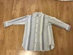 ストライプ柄 Mサイズ 長袖シャツ