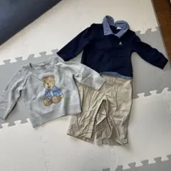 baby GAP クマ刺繍セーター 6-12ヶ月