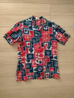 新品 未使用 マリア 総柄 アート アロハ シャツ メンズ 絵画 キリスト 