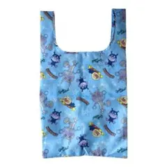 アンパンマン エコバッグ ブルー 折りたたみ ショッピングバッグ