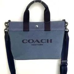 専用未使用級✨COACH トートバッグ キャンバス モス カーキ C4017