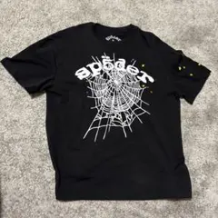 SP5DER ロゴプリント Tシャツ ブラック メンズ