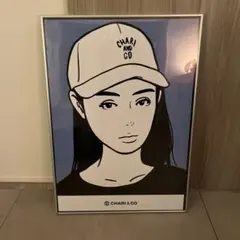 CHARI&CO KYNE ポスター 限定品 KYNE「Untitled (背景赤)」ポスター :: 絵画買取・販売 - シバヤマ