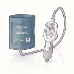 【本日限定お値下げ】テルモ エレマーノ2 使用品 テルモ エレマーノ2 電子血圧計 ES-H56 : エム・ディ・エス