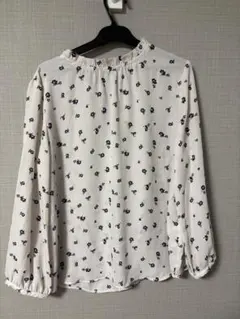 ROPÉ PICNIC 花柄リボン付きブラウス 40