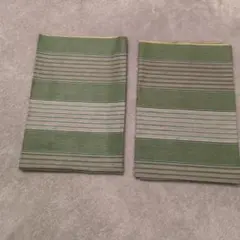 緑系ストライプ風呂敷２枚セット