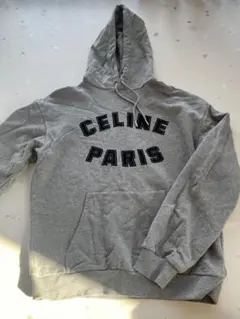 CELINE ルーズフィットフーディー グレーXXL CELINE ルーズフィットフーディー グレーXXL - メルカリ