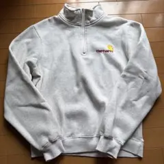 carhartt グレー ハーフジップ 古着
