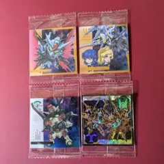 ガンダム にふぉるめーしょん ウエハース Vol.1 シールのみ シード ４種