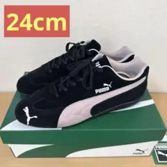 PUMA スピードキャット SPEEDCAT ブラック ピンク 24cm
