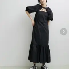 ADAM ET ROPE' FEMME ボレロスリーブセットキャミワンピース