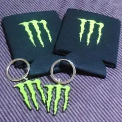 非売品 MONSTER モンスターエナジー 缶ホルダー・キーホルダー