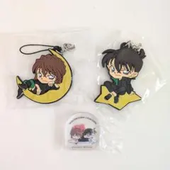 新品　名探偵コナン　ラバーストラップ　灰原哀　工藤新一