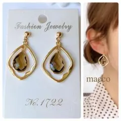 ハンドメイドピアス　No.1722