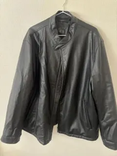 UNIQLO ユニクロ ネオレザーシングルライダースジャケット 4XL
