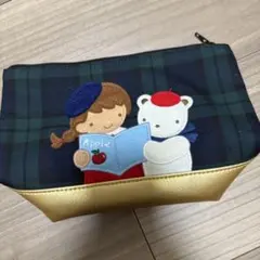 ファミリア familiar ショルダーバッグ チェック刺繍 新品未使用