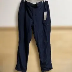 UNIQLO レディース ウォームイージーカーゴパンツ XL ネイビー