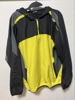 asics ベースボールウィンドブレーカー 黒/黄色