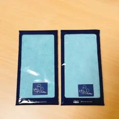 ディズニー ミッキーマウス ハンカチ 2枚セット 水色 第一生命 未使用品