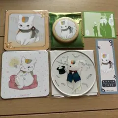 夏目友人帳コラボカフェ 切手風アクリルステッカー ニャンコ先生