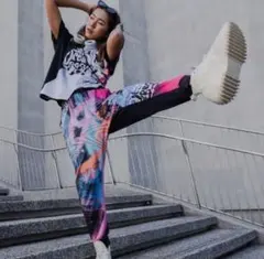 【完売品】タッチエアロ 太めサルエルパンツ