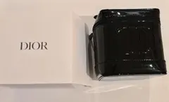 Dior バニティポーチ エナメル 黒