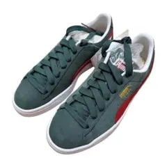 【新品】PUMA　プーマ スエード　スウェードクラシック　緑　374915
