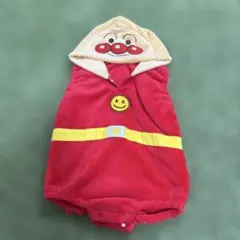 アンパンマン 着ぐるみ ベスト フリース 赤