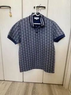 LACOSTE ポロシャツ 総柄 クラシックフィット FR5　USL LACOSTE ポロシャツ 総柄 クラシックフィット FR5 USL - メルカリ