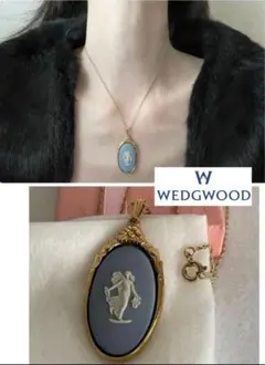 ウェッジウッド　ネックレス　女神　　GOLDカラー　存在感あり
