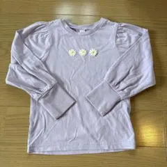 après les cours 薄紫 長袖カットソー　110