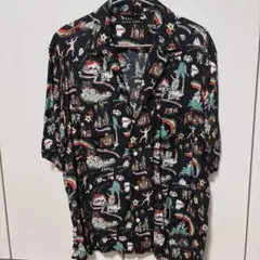Niko and… ニコアンド 柄シャツ 古着 半袖