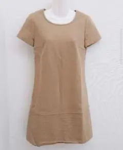 最終価格！エムプルミエ シンプルワンピース 半袖ワンピース 送料無料