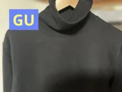 GU ブラック タートルネック タートルネック