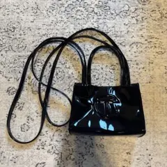 TELFAR ショルダーバッグ 光沢ブラックのサムネイル