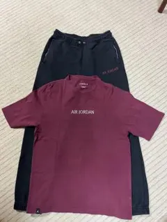 NIKE AIR JORDAN 上下t-シャツとパンツセット