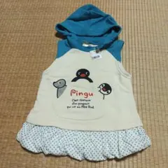 Pingu フード付きベスト 90cm　ピングー