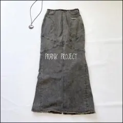 【美品】PRANK PROJECT デニムスカート　マキシ　ストレート　完売品