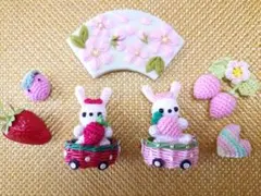 ♡専用♡【再販無し】No.788 あみぐるみ お花見ピクニック