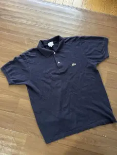 ラコステ LACOSTE ポロシャツ ネイビー サイズ6 実寸M〜L ペルー製
