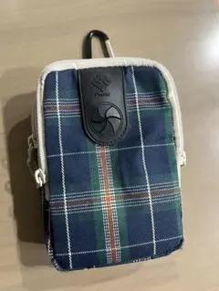 Columbiaチェック柄ポーチ